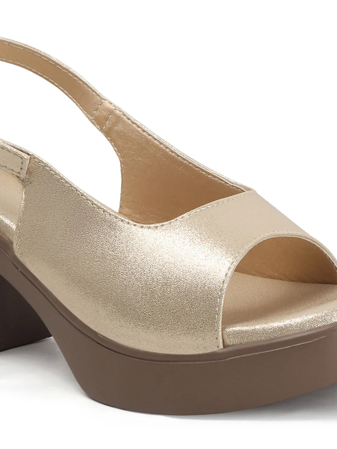 Comfortable Open-Toe Block Heel Sandals
