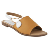 Chic Dual-Tone Comfort Flat Sandals