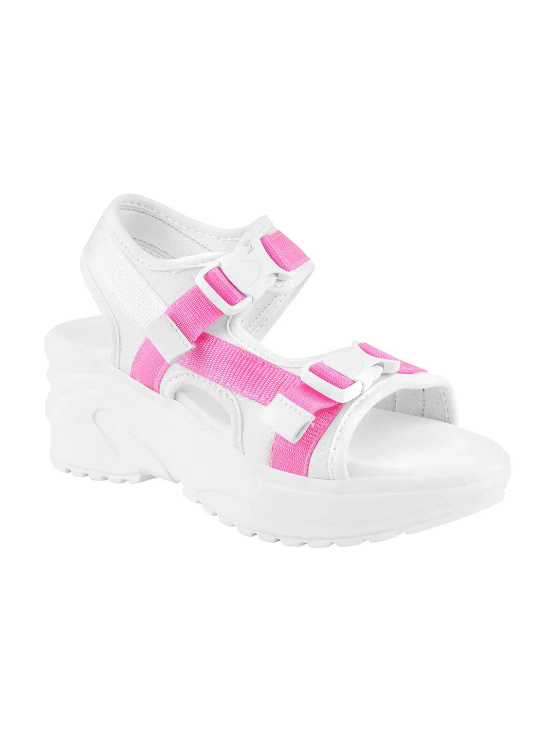 Trendy Sports Style Platform Sandals