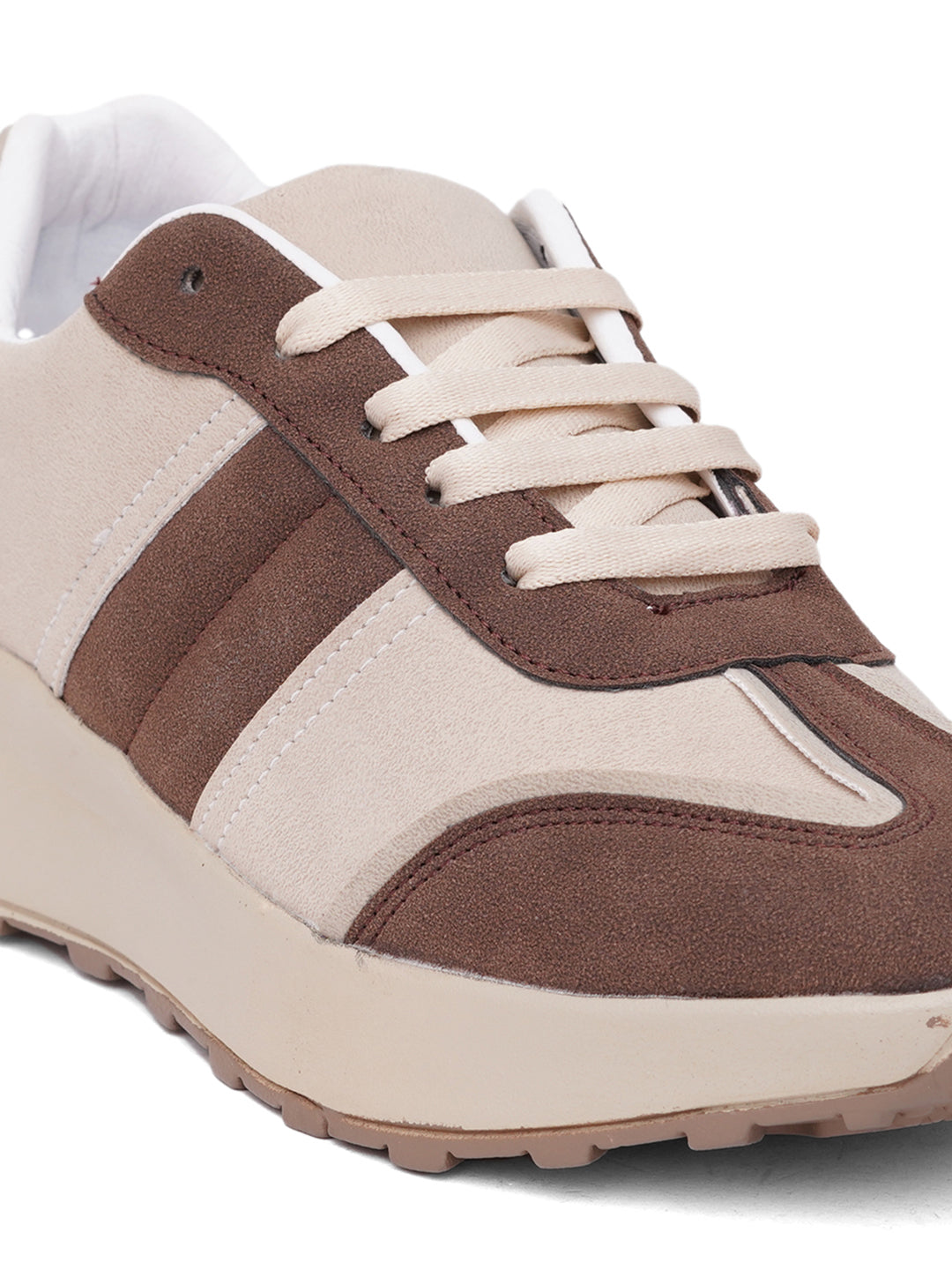 Trivexa Breathable Dual-Tone Chunky Sneakers