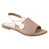 Chic Dual-Tone Comfort Flat Sandals