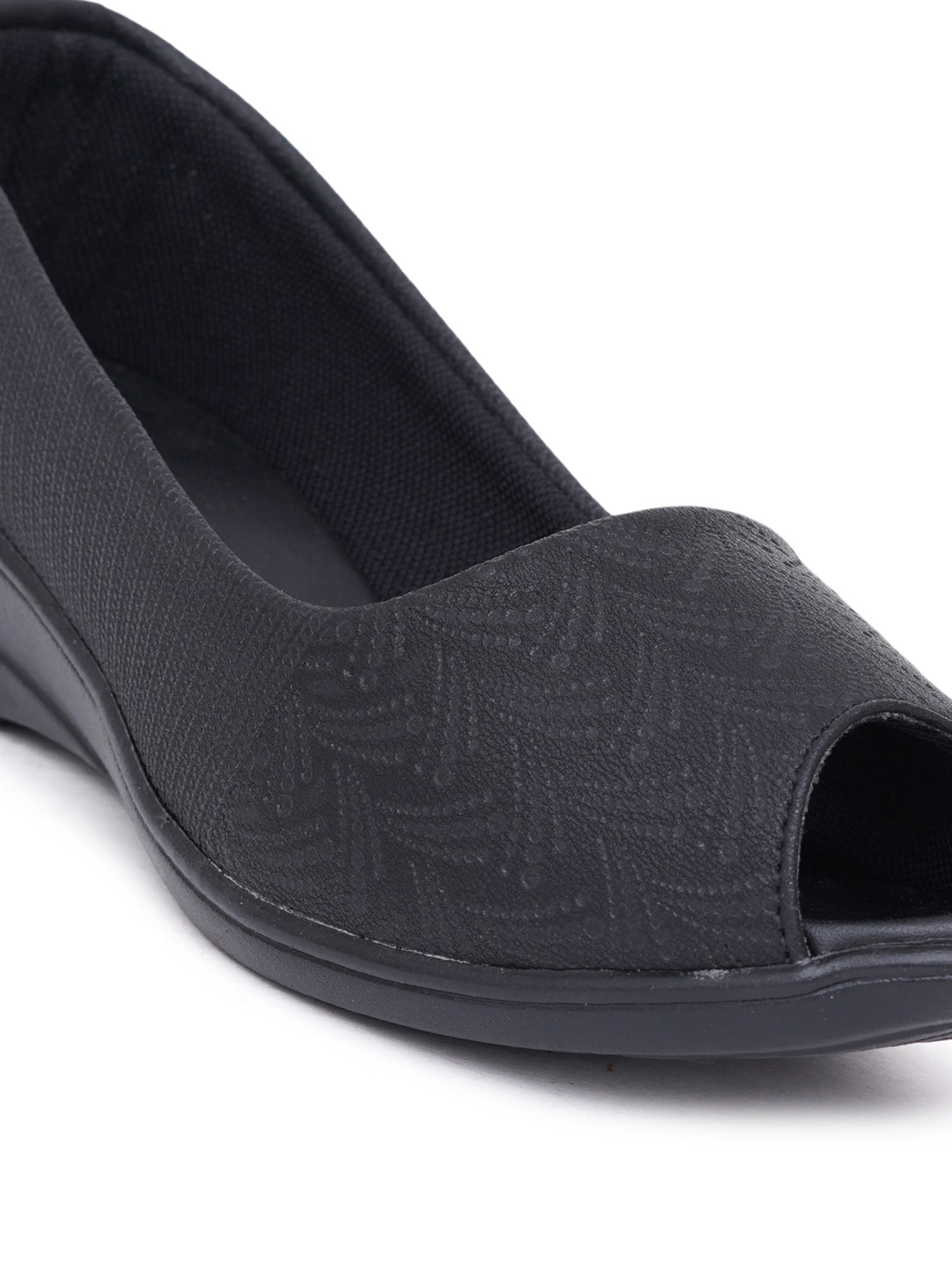 Cloud Comfort Peep-Toes Wedge