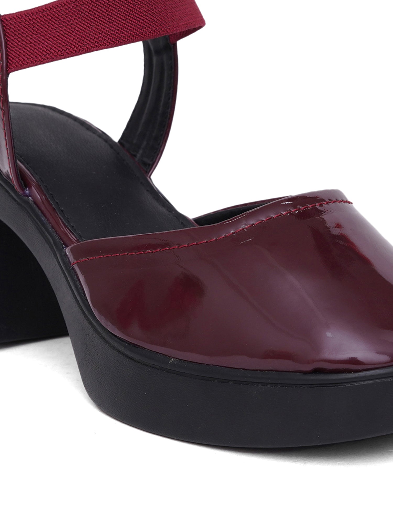 Trendy Open Toe Backstrap Block Heel Sandals