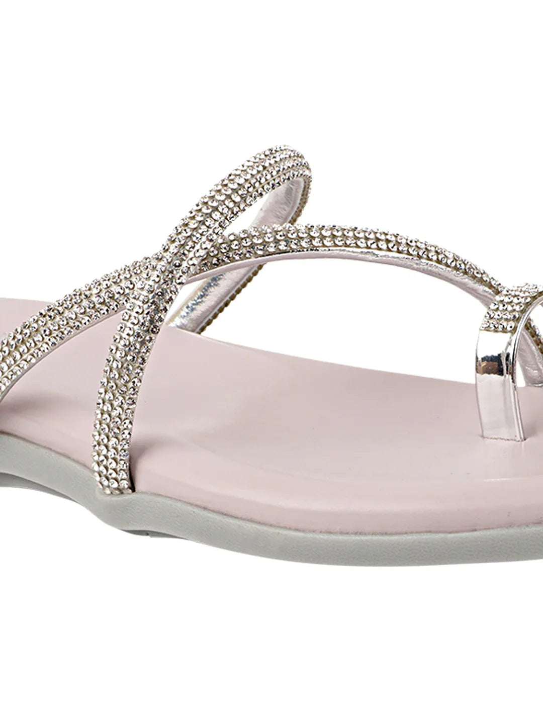 Shimmer Line Slip-On Flats