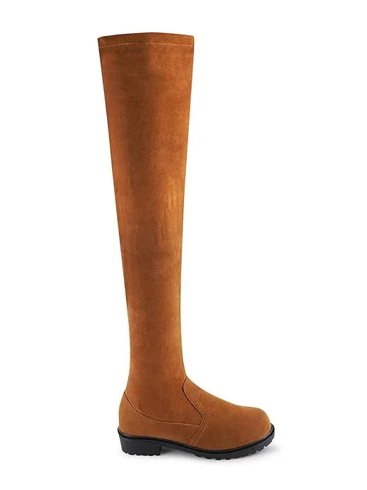 Classic Over-the-Knee Flat Boots for Women