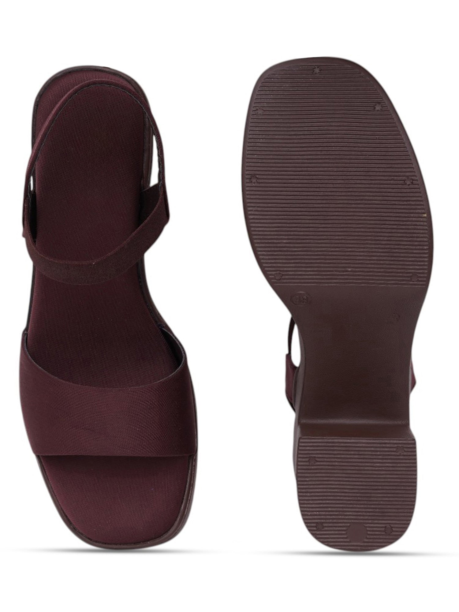 Stylish Open-Toe Backstrap Block Heel Sandals