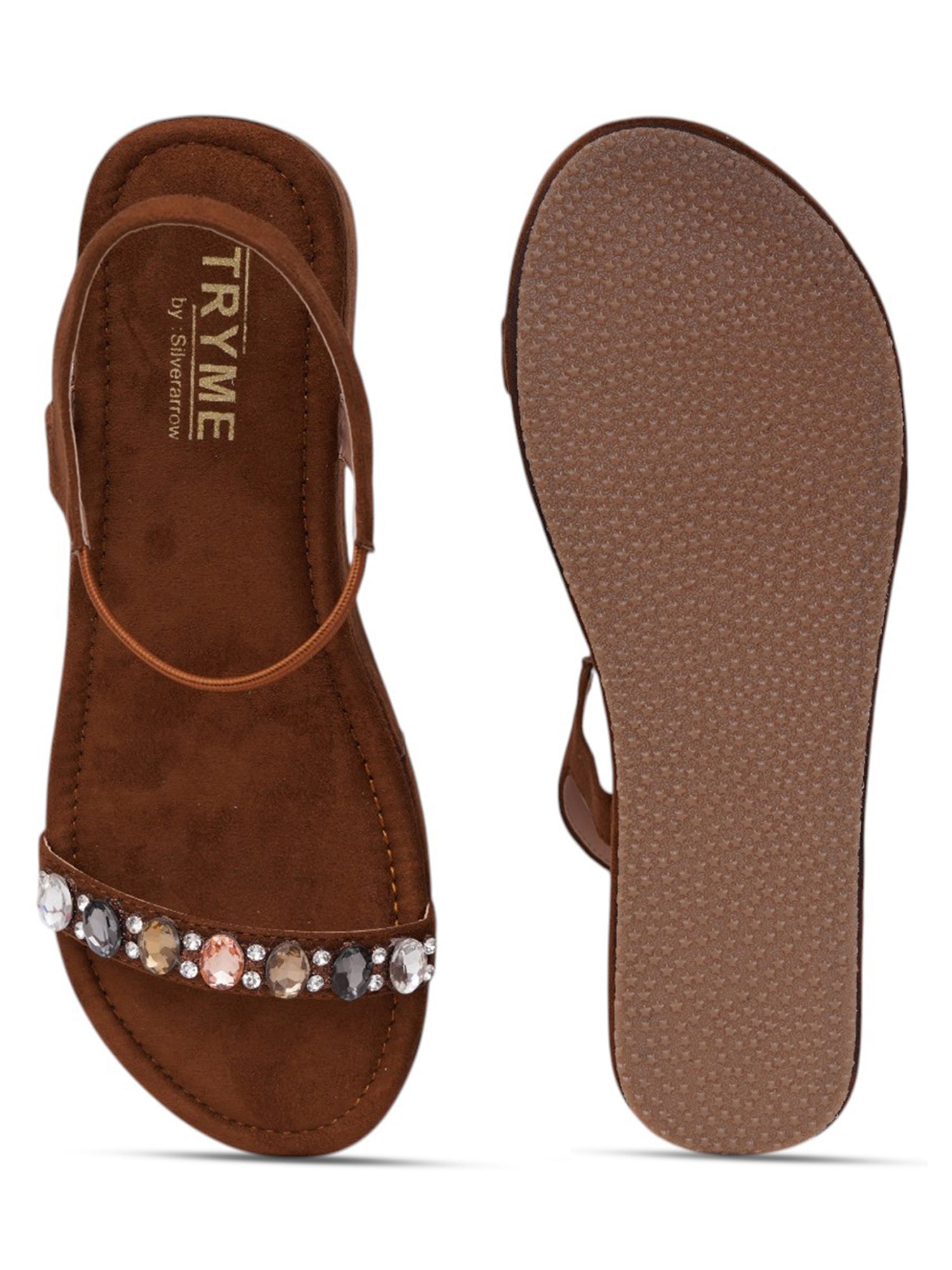 Glam Embellished Wedge Heels