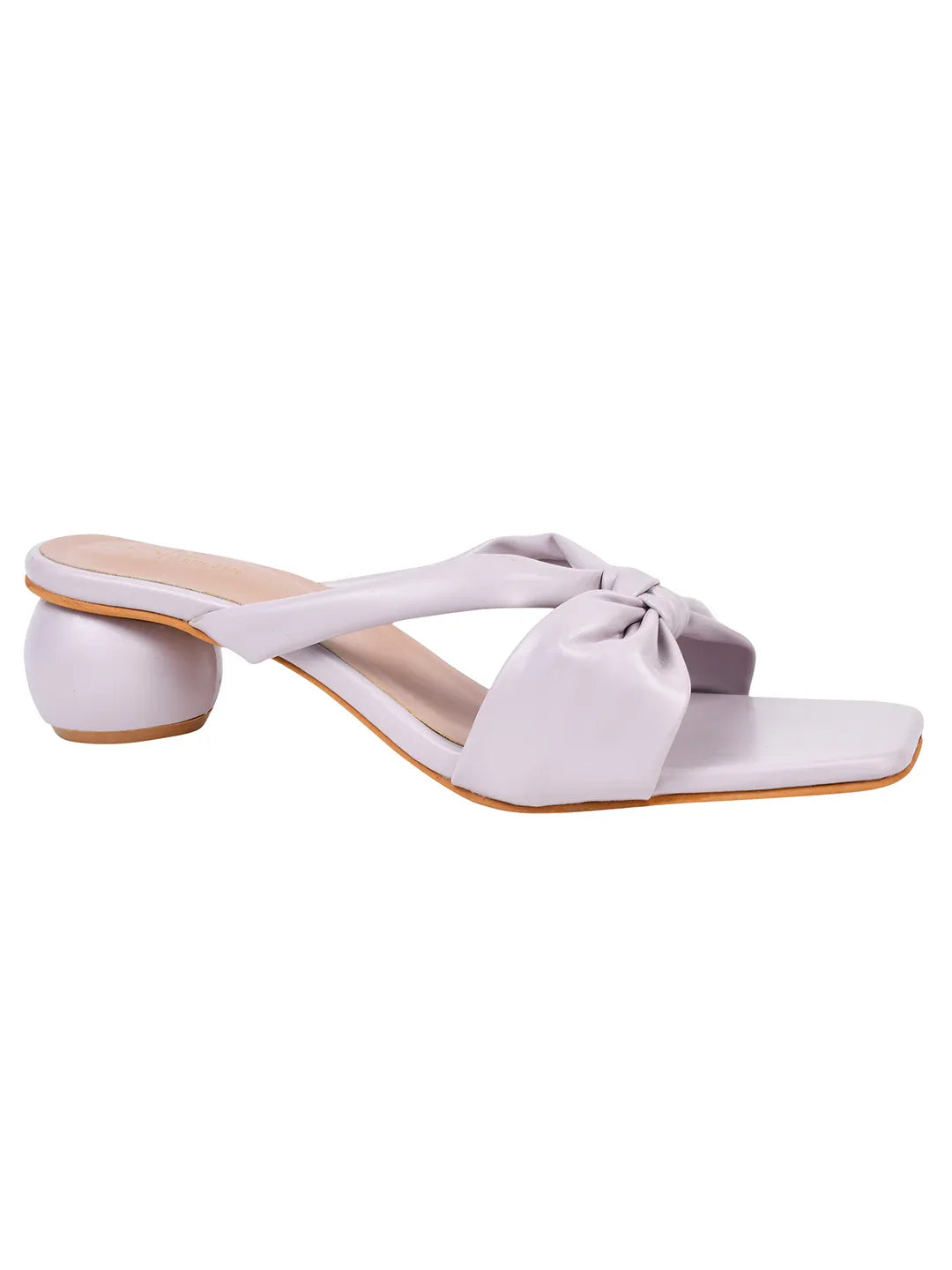 Elegant Knot Strap Block Heels
