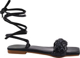Urban Knot Ankle-Tie Sandals