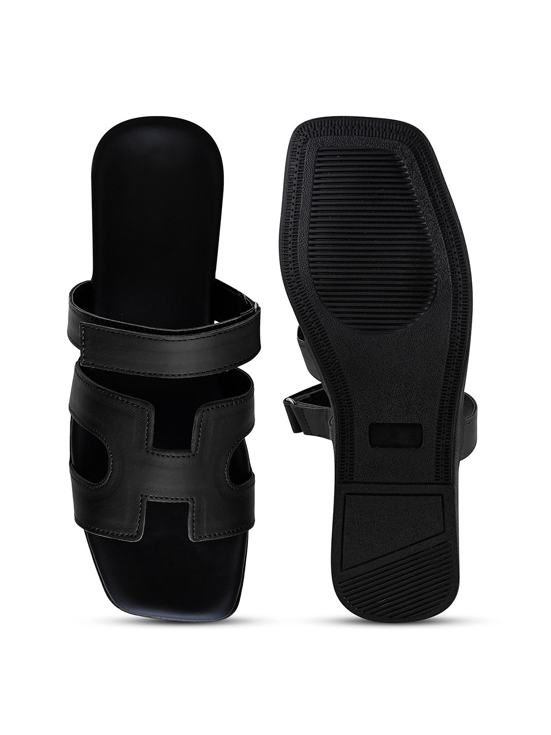 Premium H-Cut Comfort Slide Flat Sandals