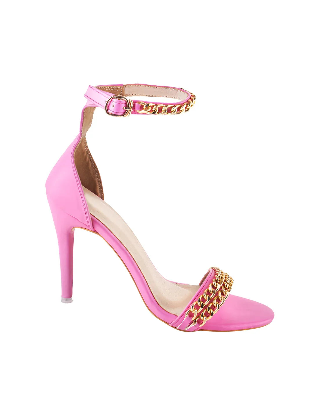 Elegant Ankle Chain Stiletto Sandals
