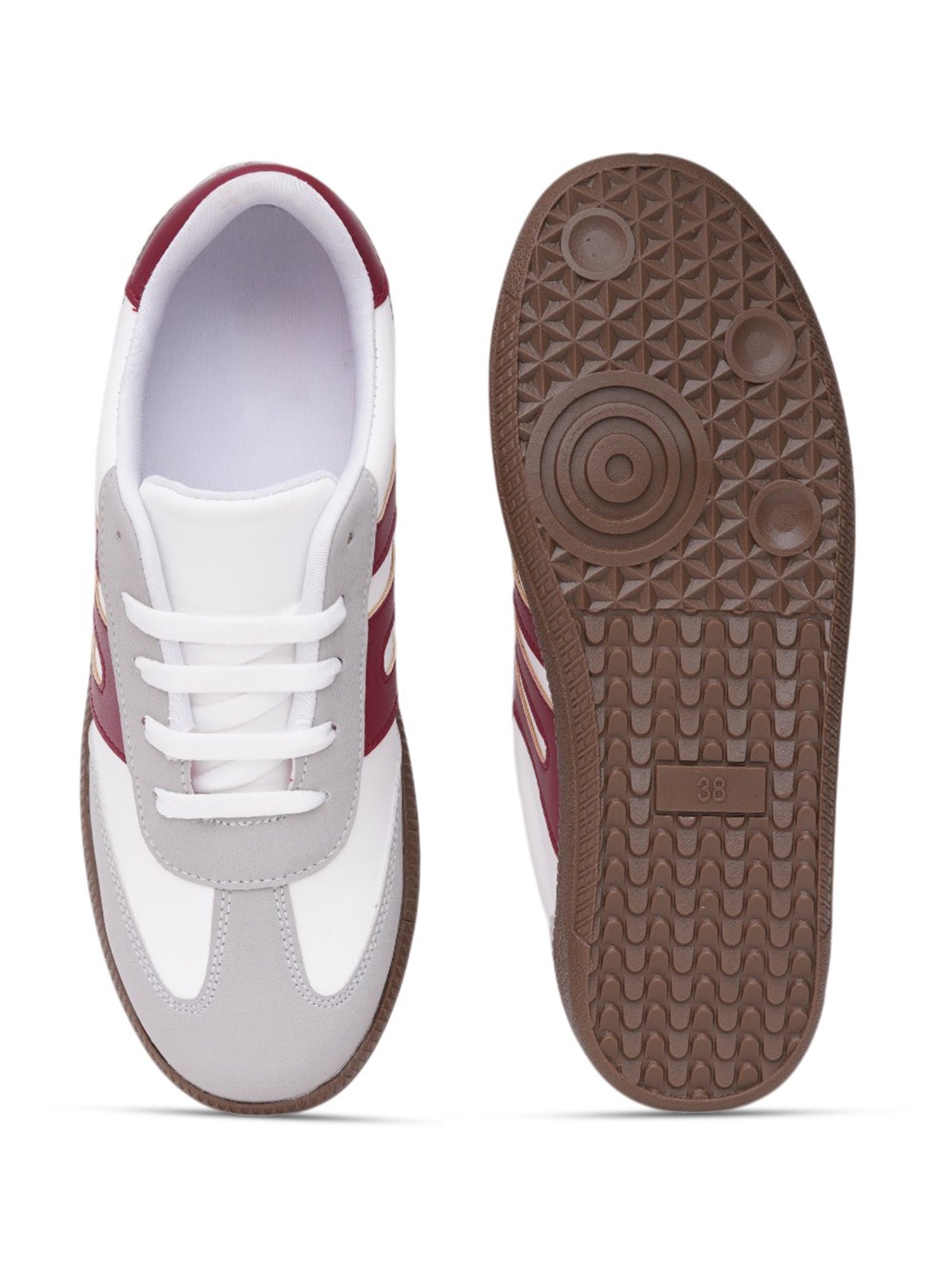 Classic Casual Everyday Comfort Stripe Retro Sneakers