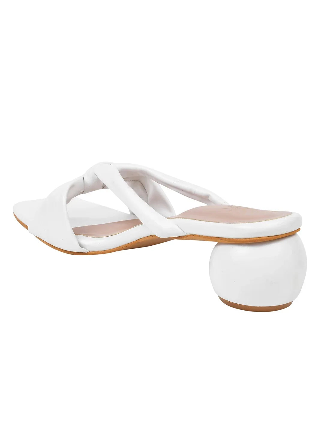 Elegant Knot Strap Block Heels