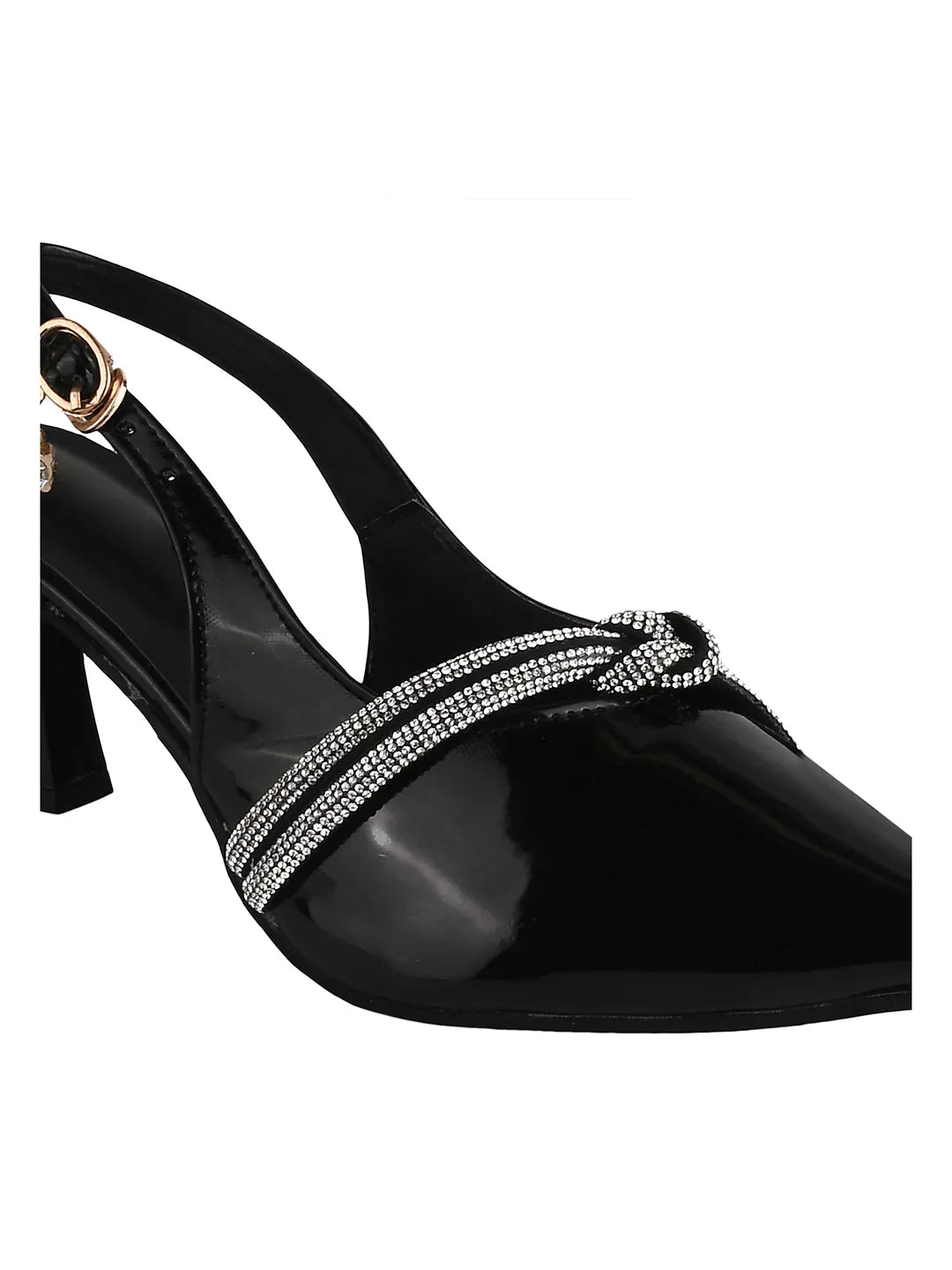 Elegant Knot Strap Heels