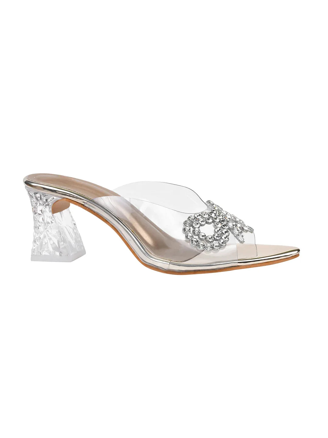 Crystal Loop Transparent Heels