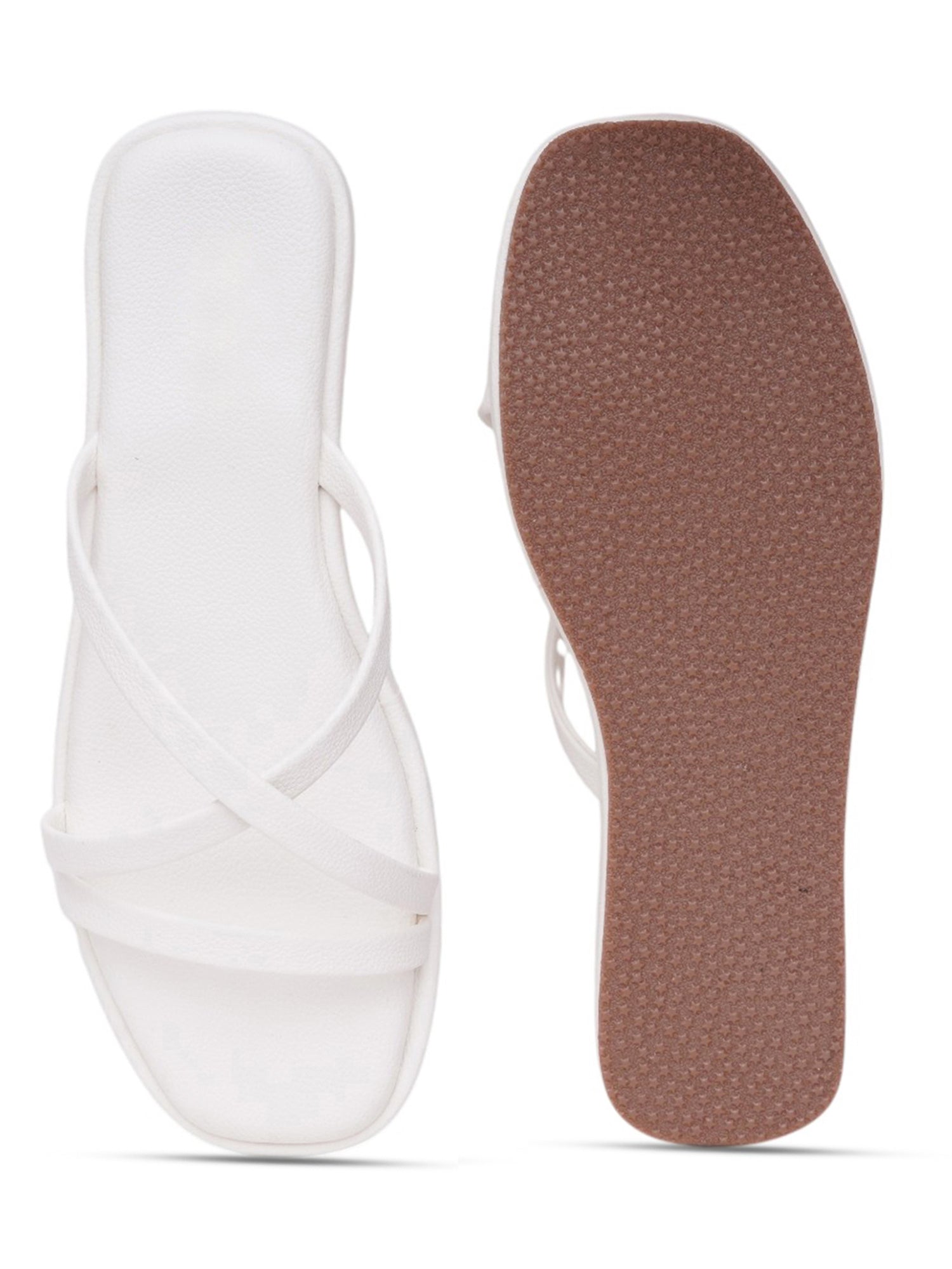 Modern Stylish Multi-Strap Flat Sandals