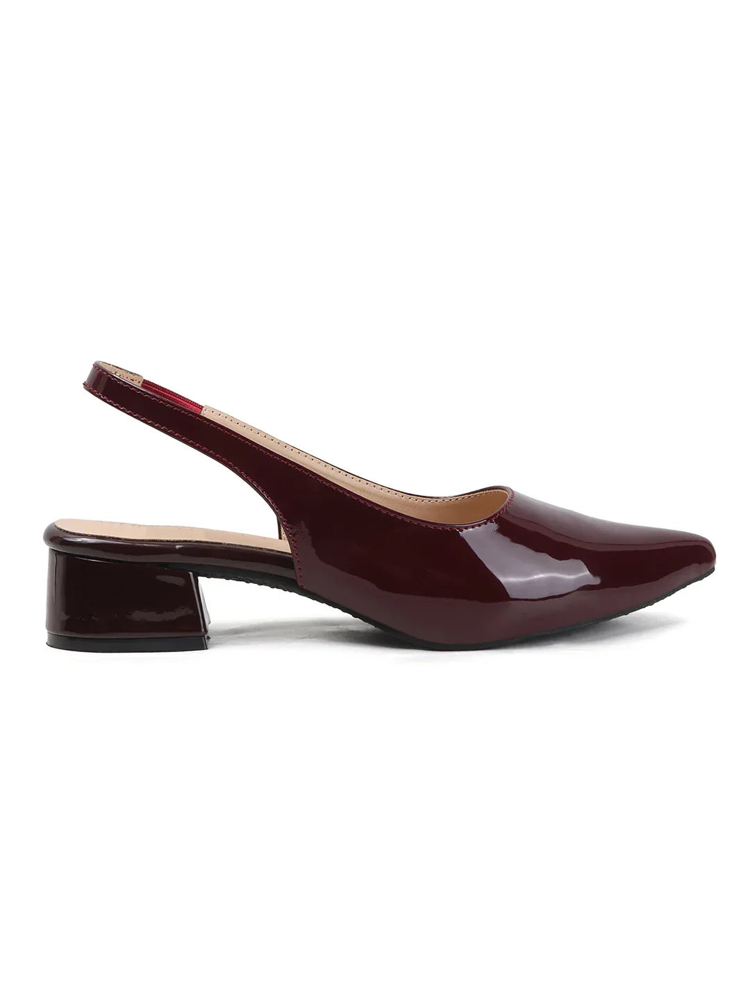 Classic Slingback Block Heel Pumps