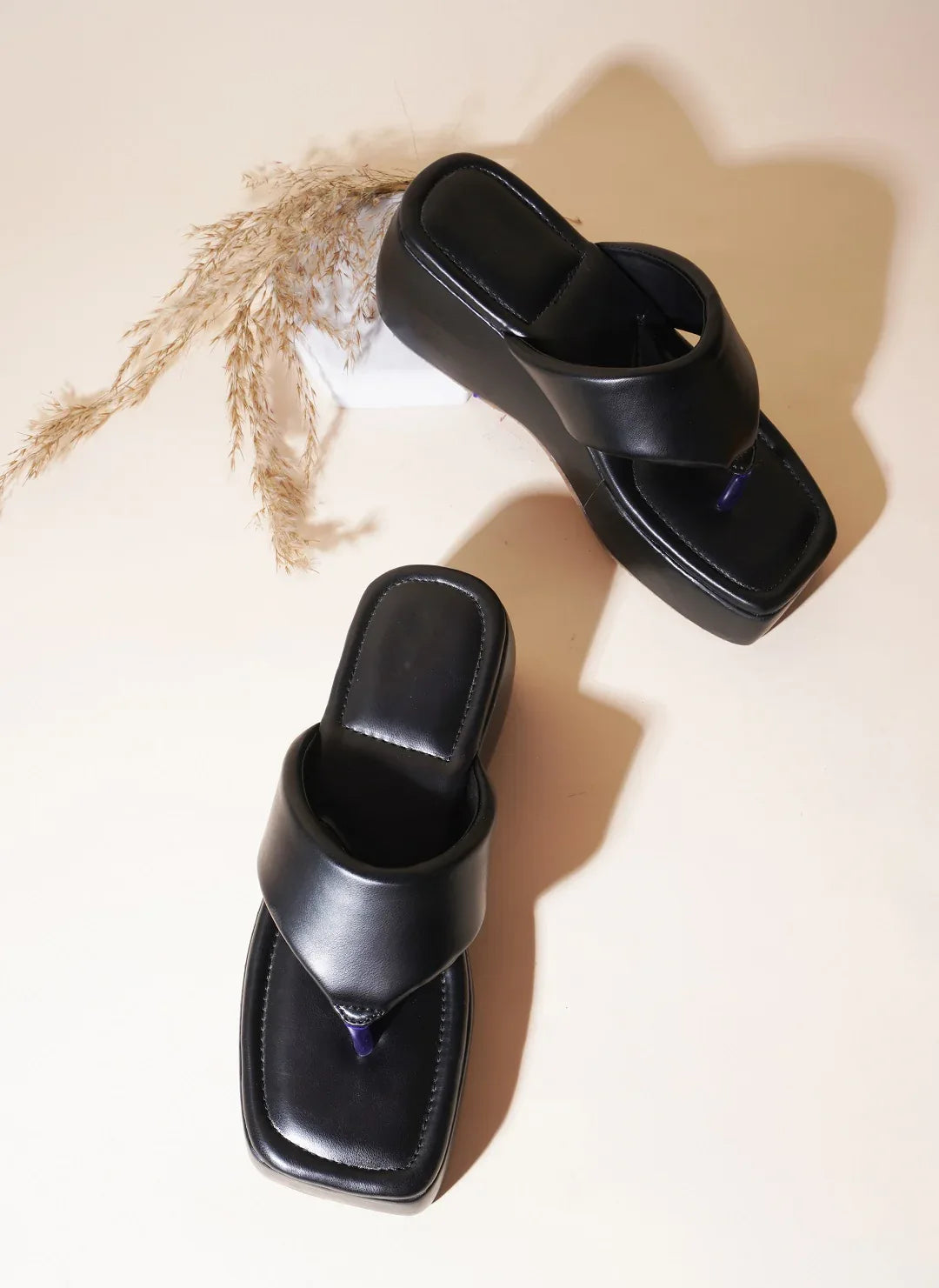 Daily Wear Cushioned Wedge Slippers