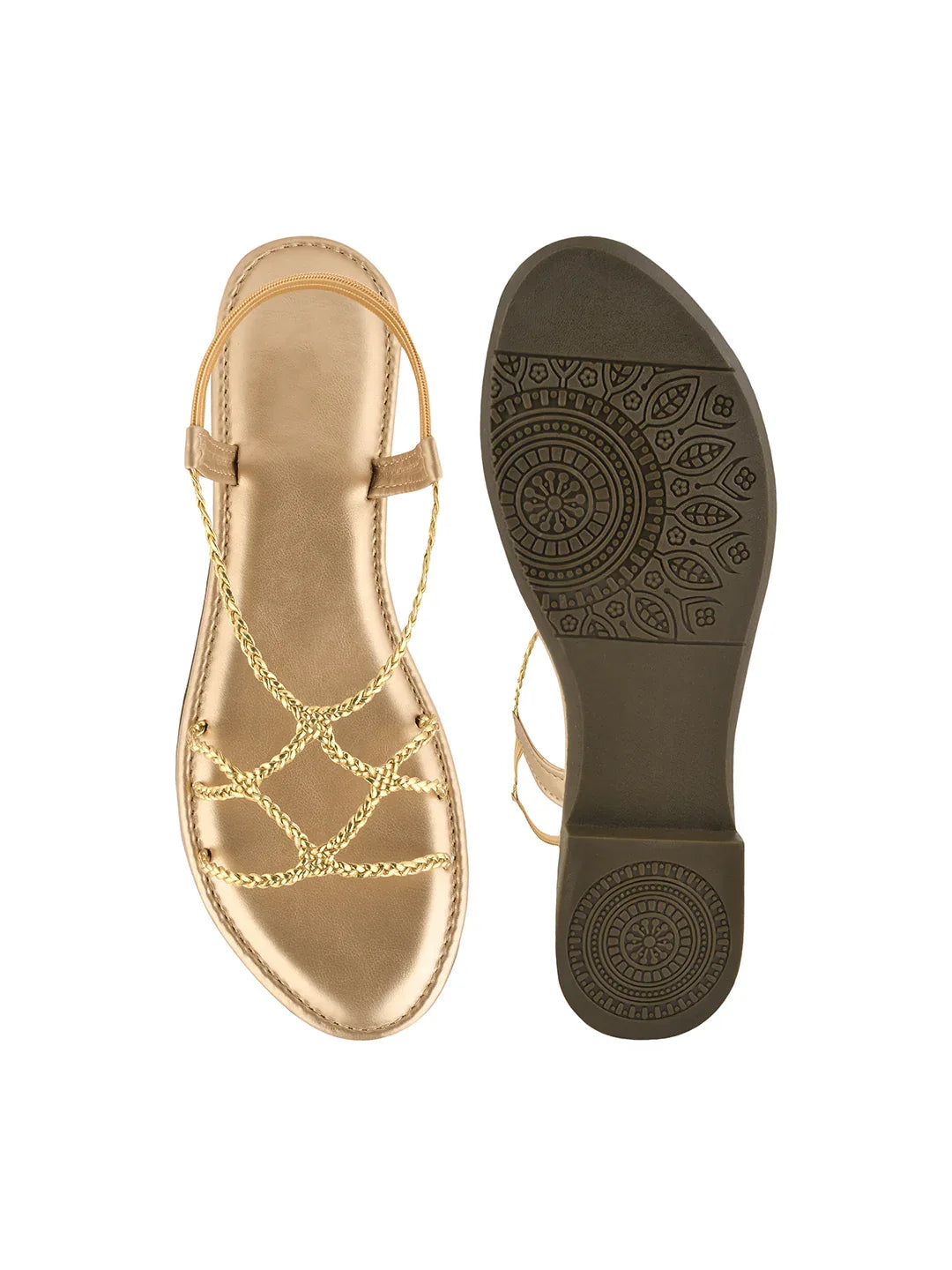 Chic Braided Strap Comfort Sandals