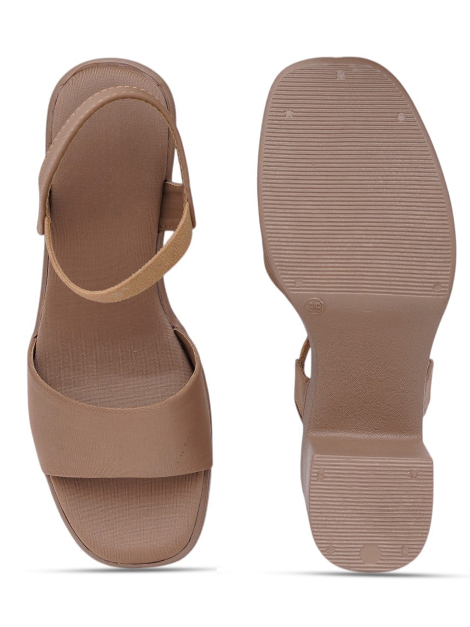 Stylish Open-Toe Backstrap Block Heel Sandals