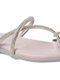 Shimmer Line Slip-On Flats