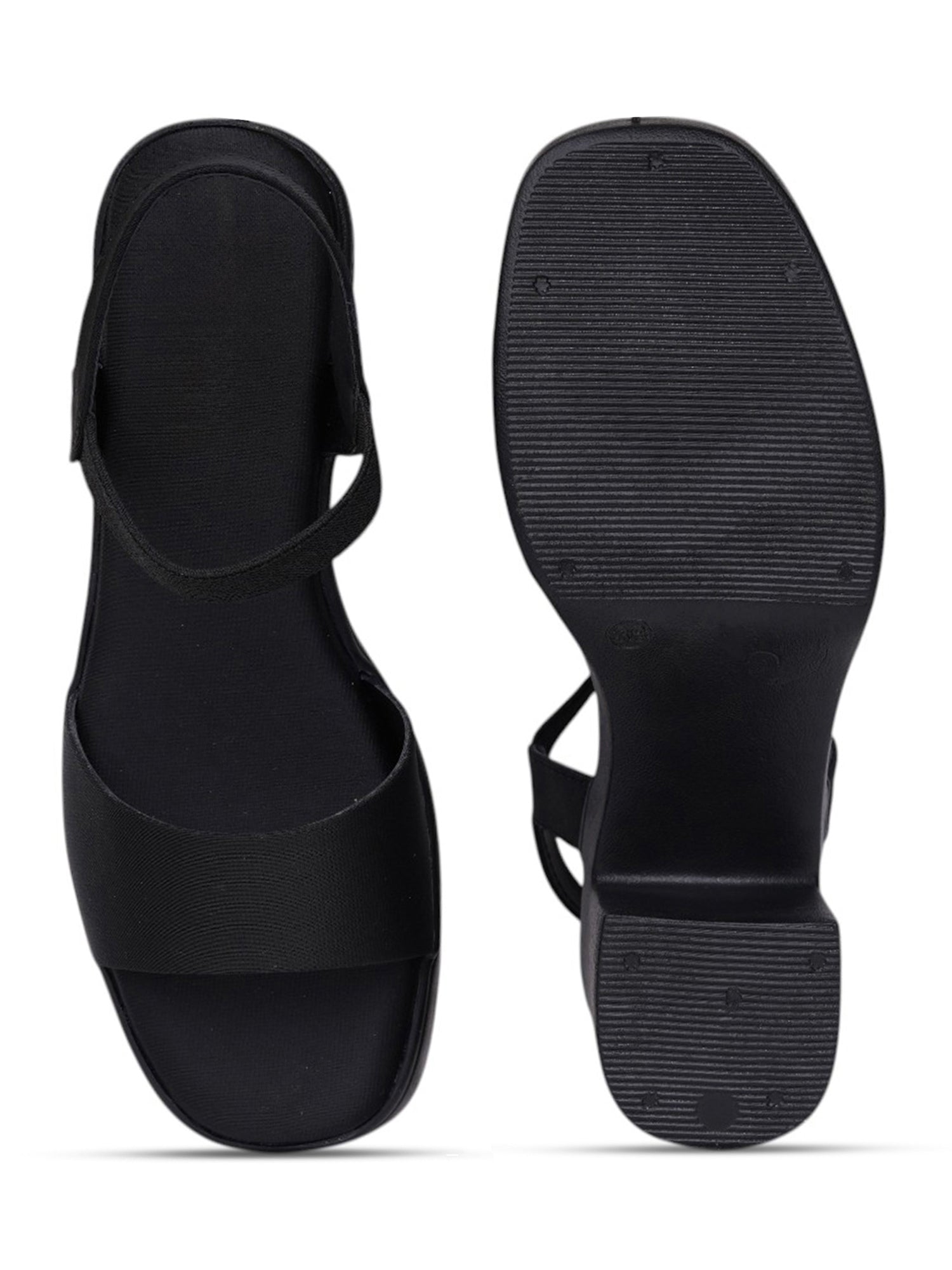 Stylish Open-Toe Backstrap Block Heel Sandals