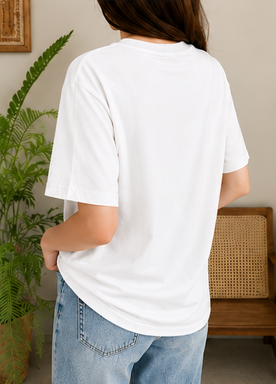 Oversized Matcha Graphic Printed T-Shirt