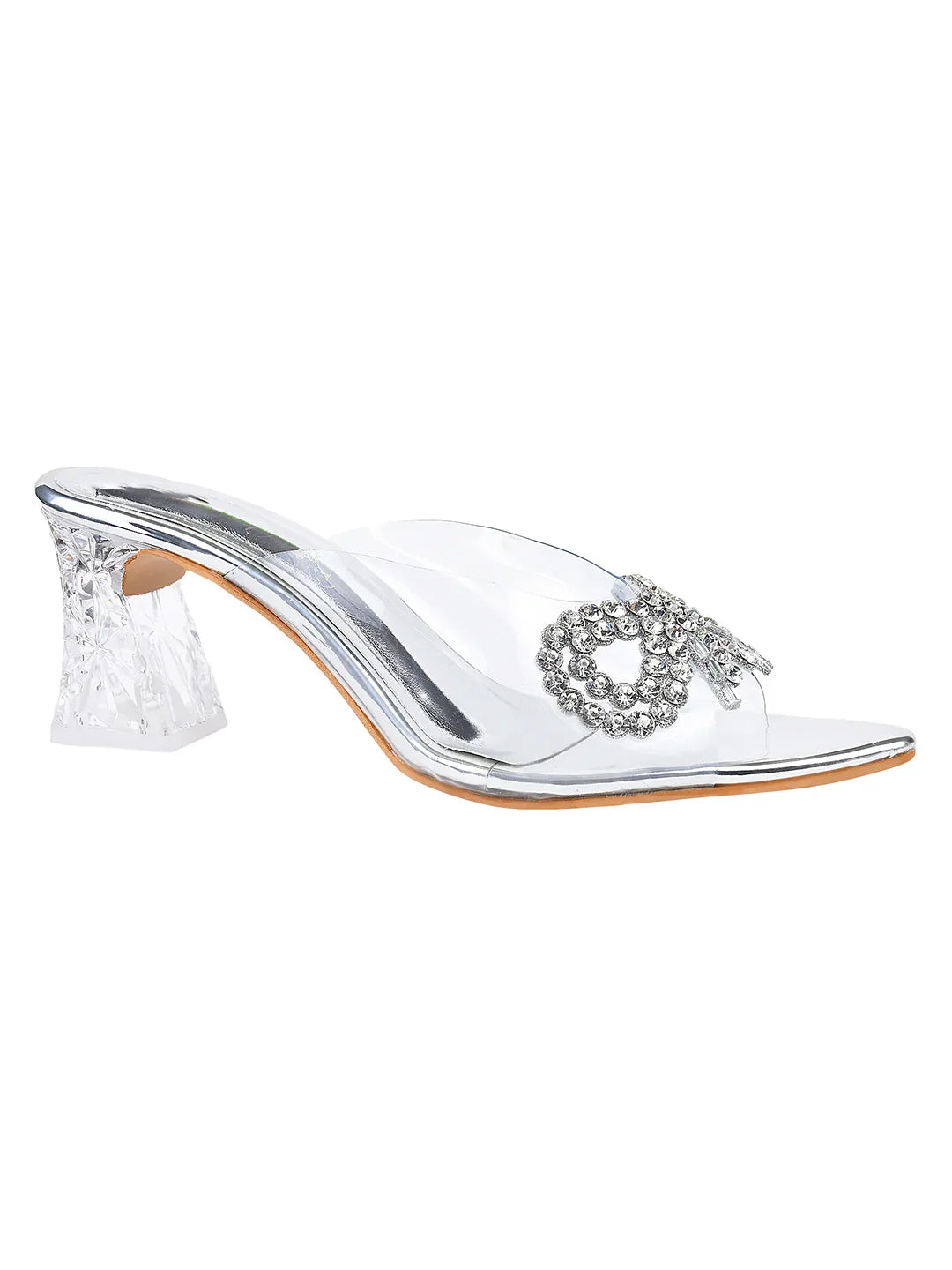 Crystal Loop Transparent Heels