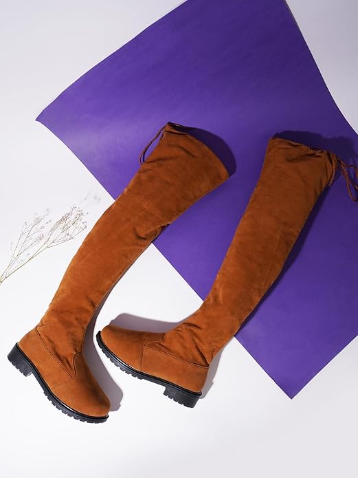 Classic Over-the-Knee Flat Boots for Women