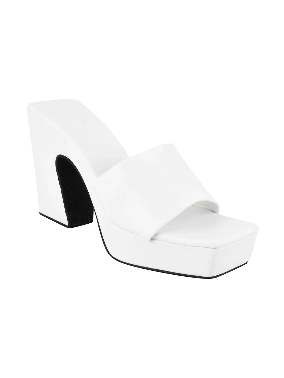 Chunky Rise Block Heel