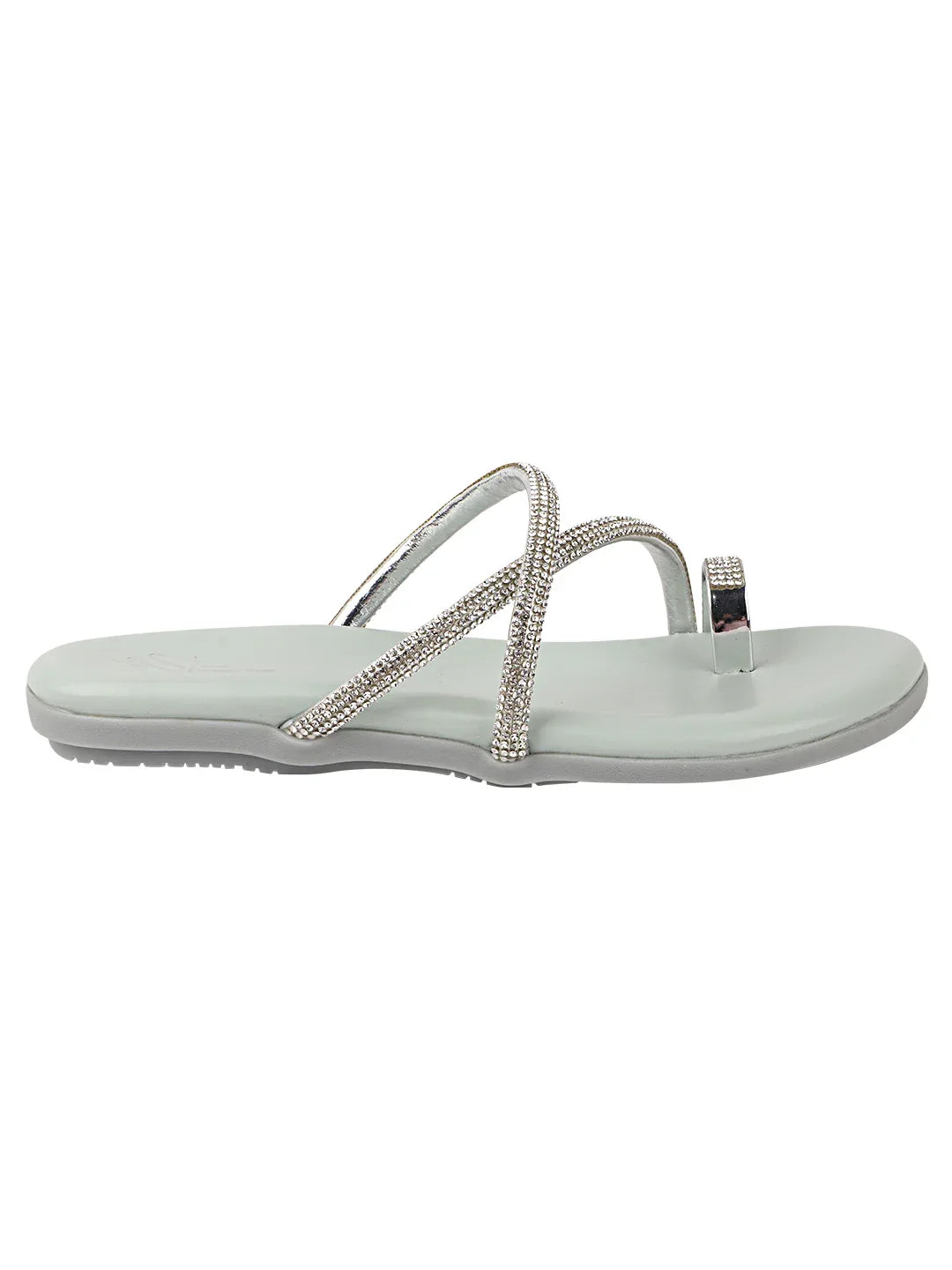 Shimmer Line Slip-On Flats