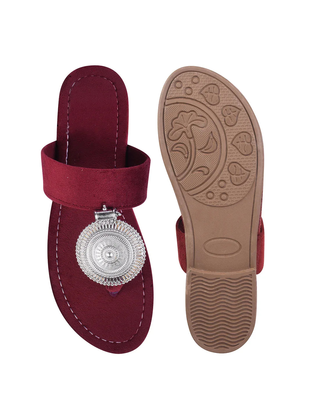 Minimal Ethnic Toe-Ring Flats