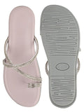 Shimmer Line Slip-On Flats