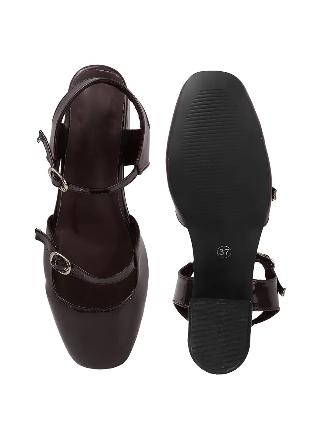 Classic Mary Jane Slingback Block Heels