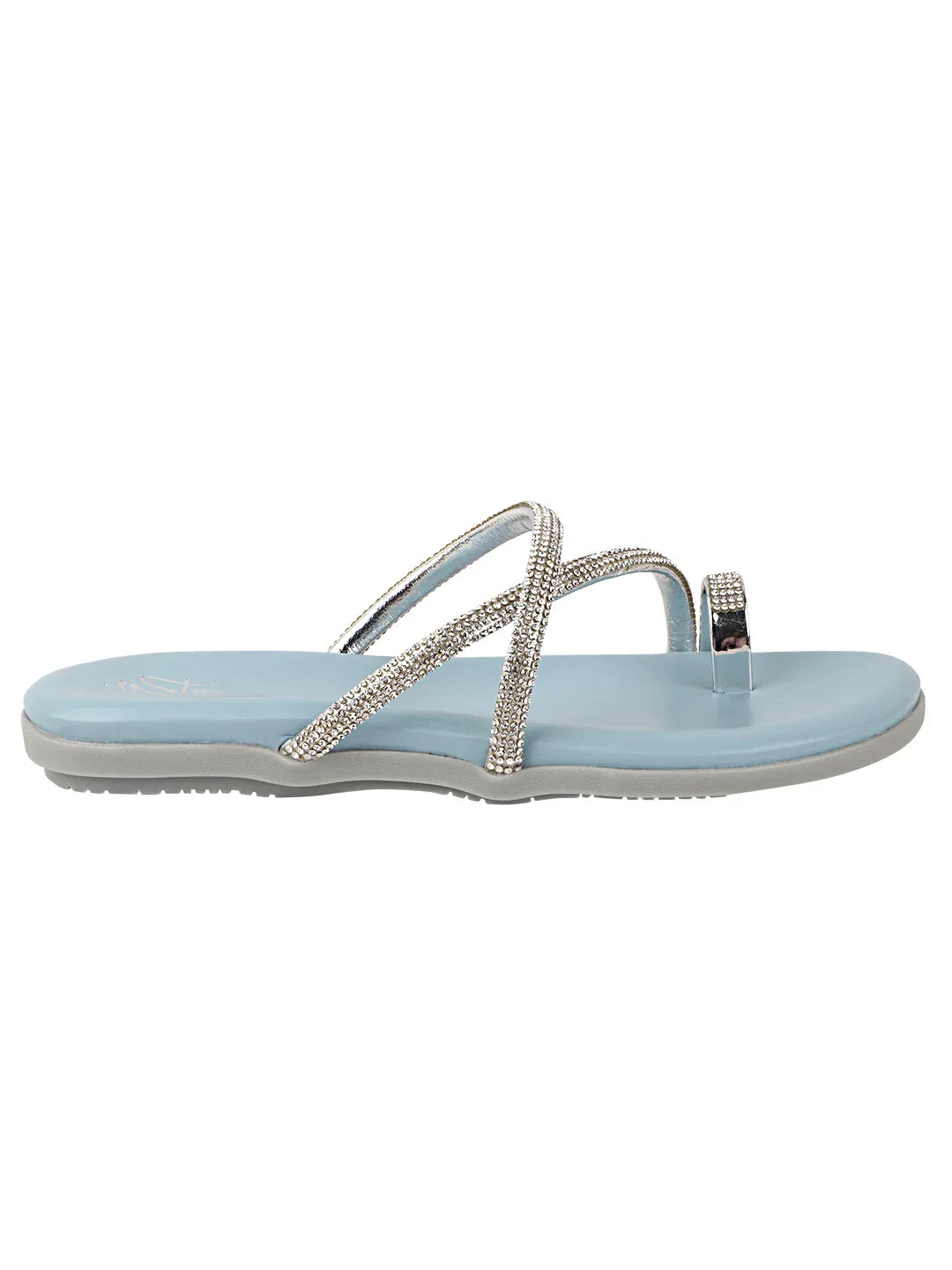 Shimmer Line Slip-On Flats