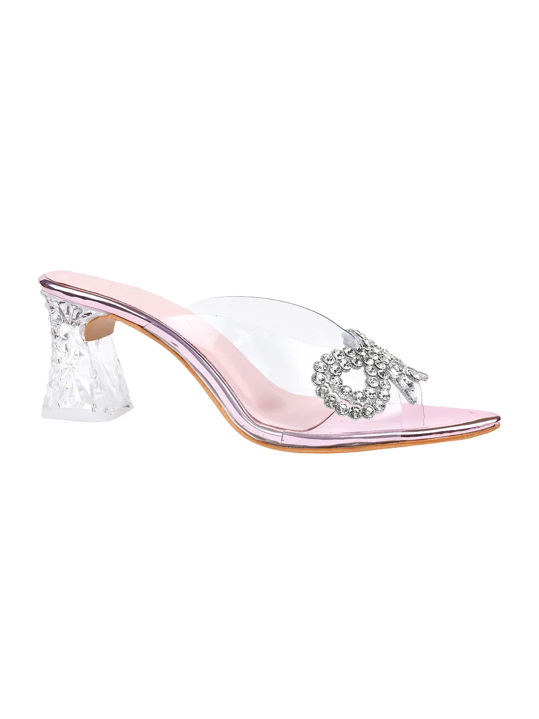 Crystal Loop Transparent Heels
