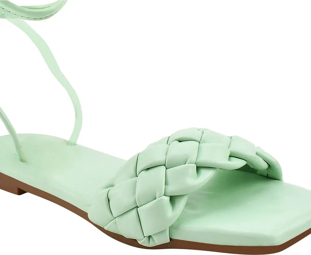 Urban Knot Ankle-Tie Sandals