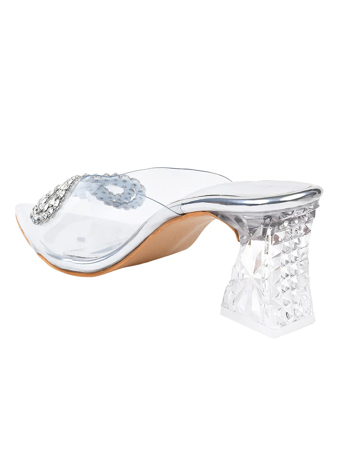 Crystal Loop Transparent Heels