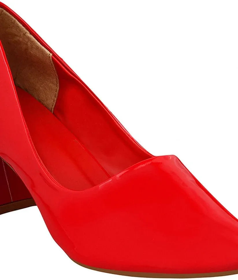 Femme Rouge Pointed Pumps