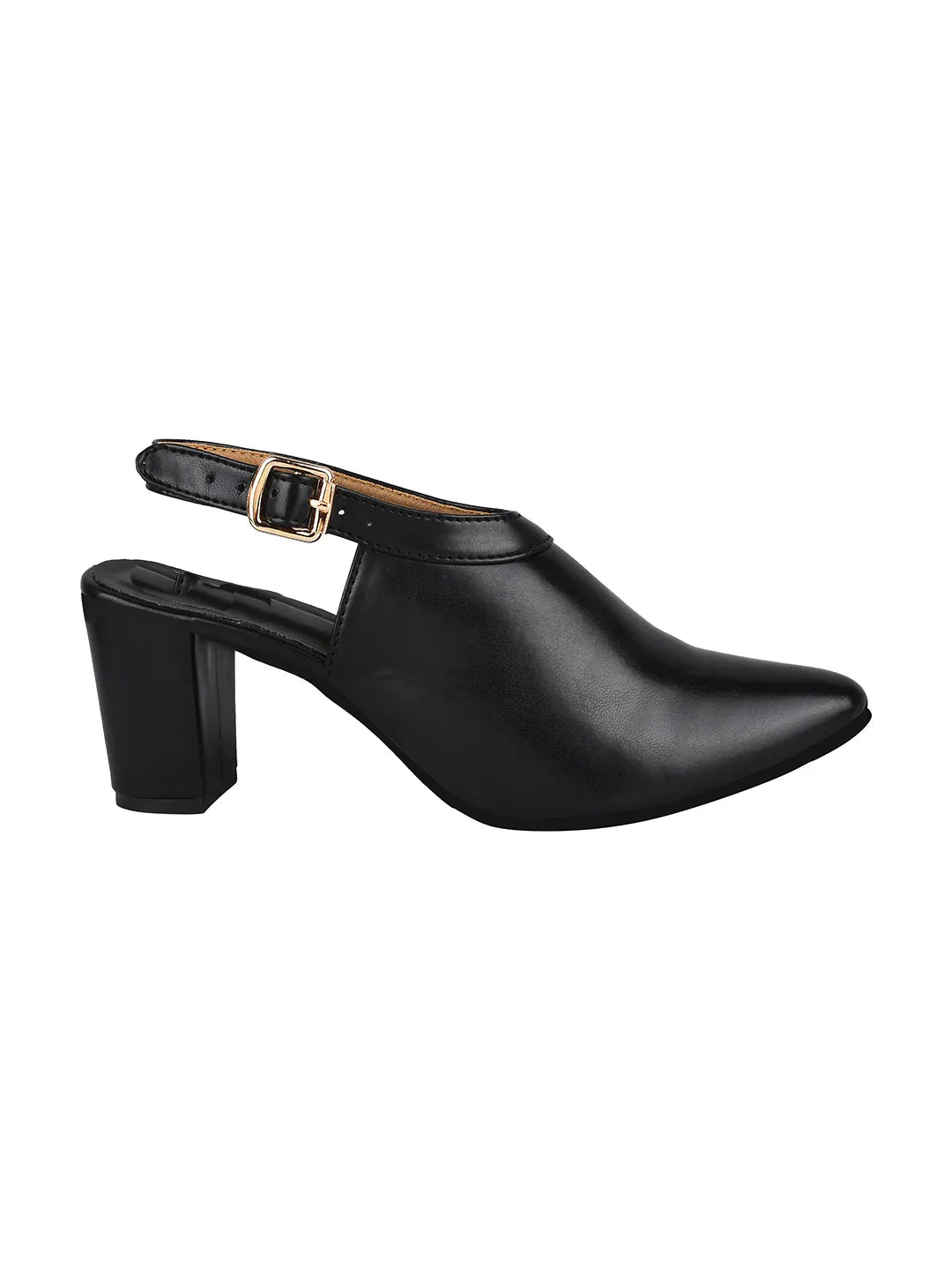 Classic Slingback Block Heel Shoes