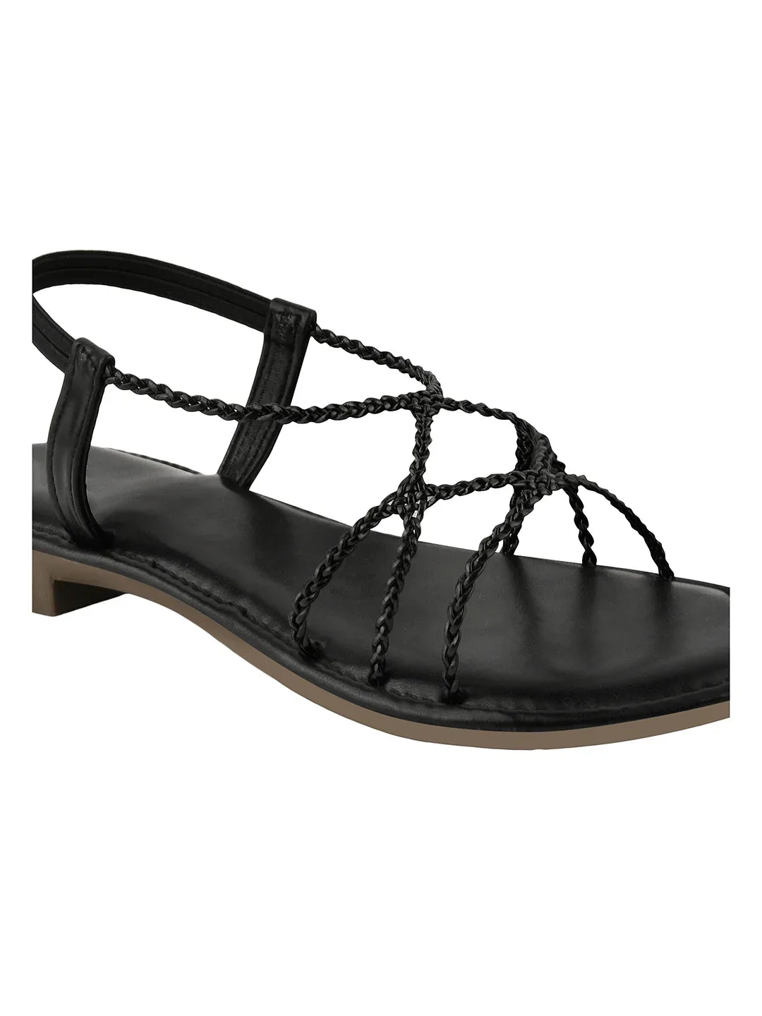 Chic Braided Strap Comfort Sandals