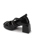 Statement Chain Accent Mary Jane Heels
