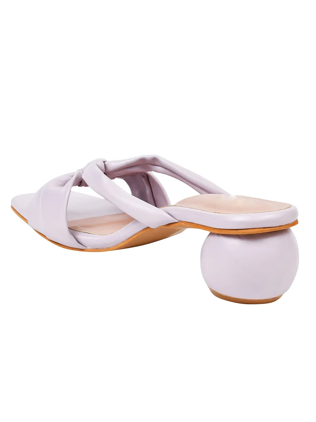 Elegant Knot Strap Block Heels