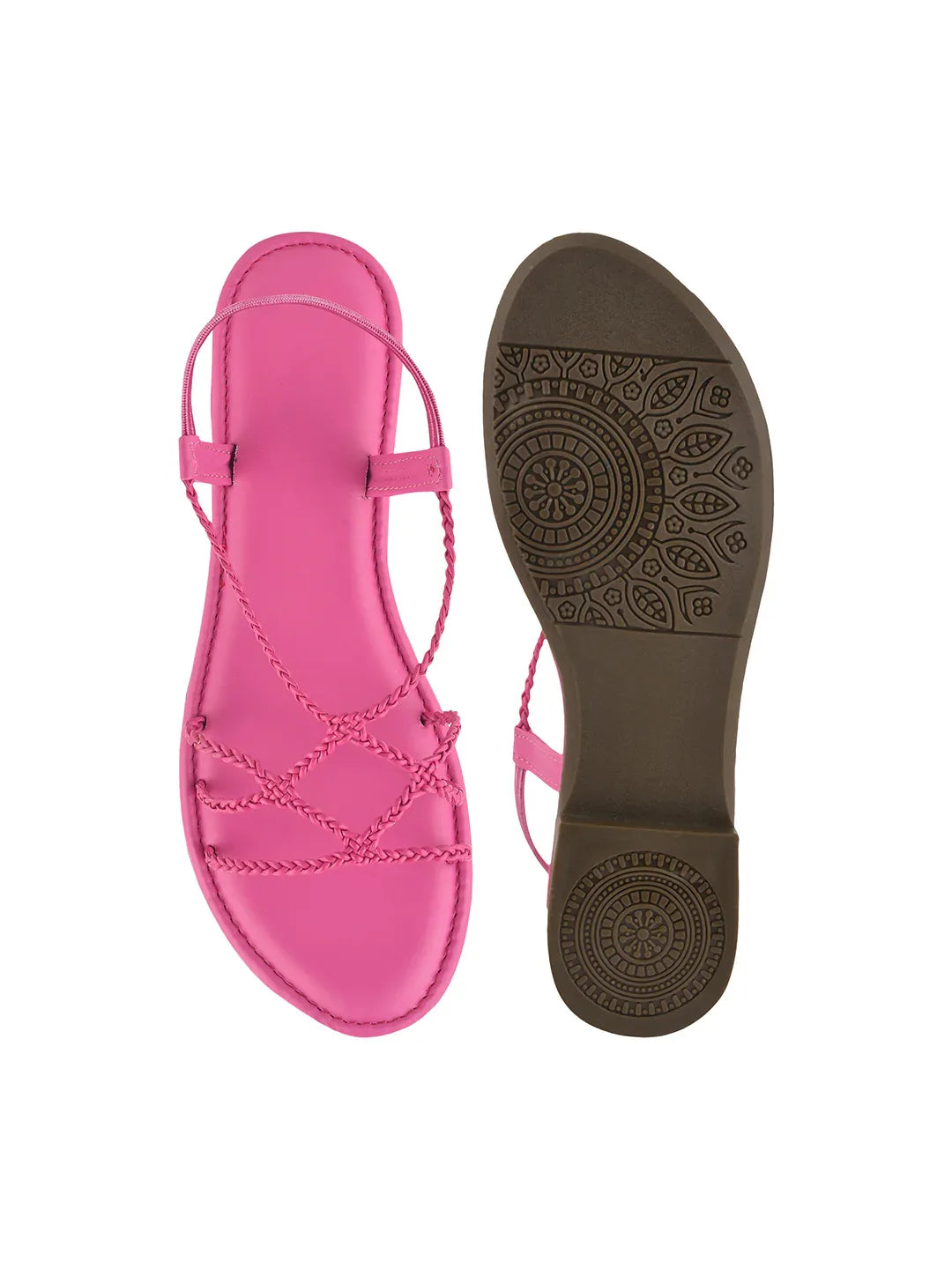 Chic Braided Strap Comfort Sandals