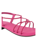 Chic Braided Strap Comfort Sandals