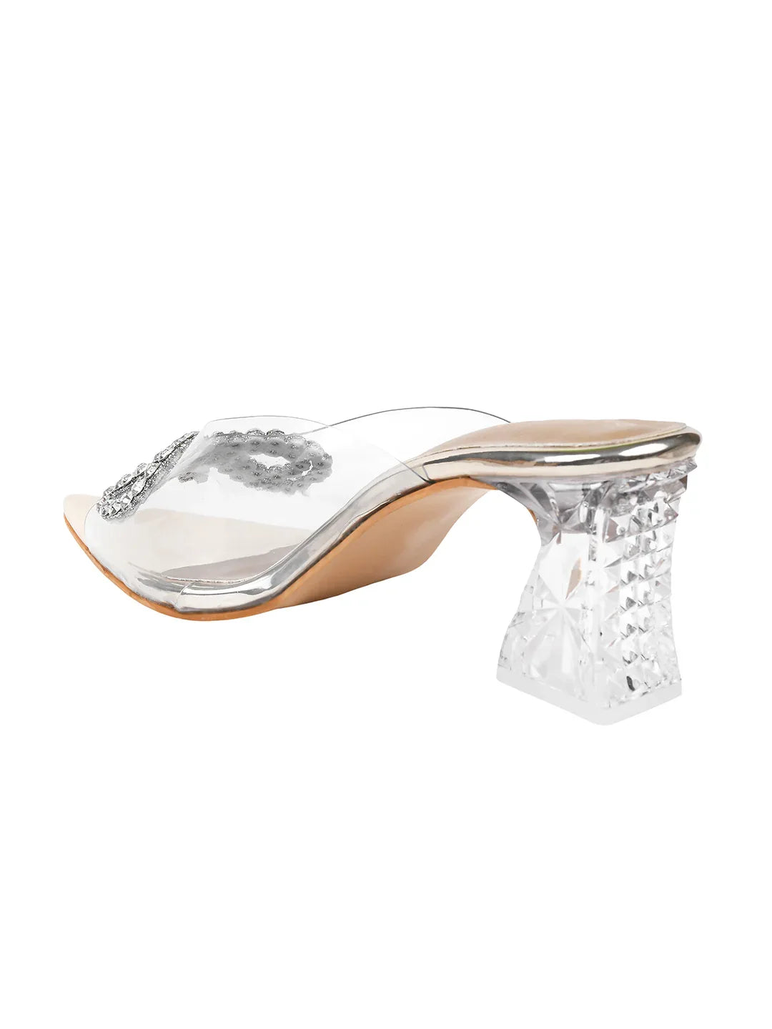 Crystal Loop Transparent Heels