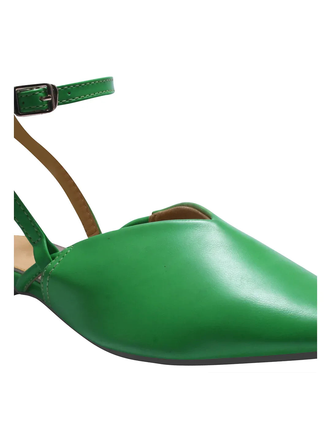 Everyday Luxe Pointed Back-Strap Flats