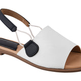 Chic Dual-Tone Comfort Flat Sandals