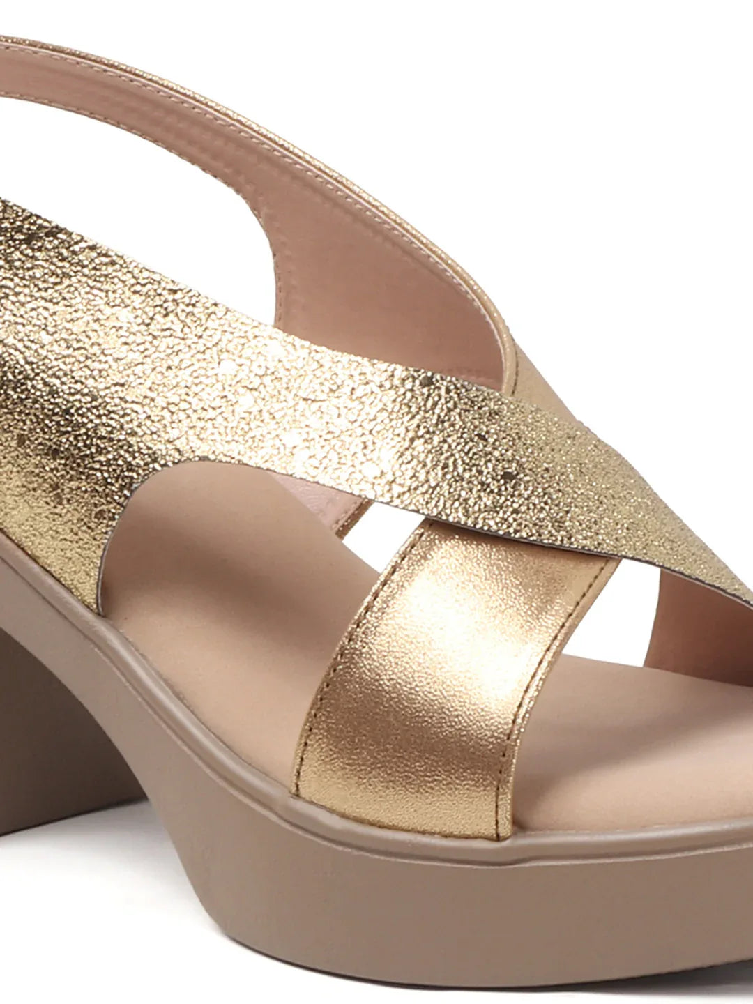 Party-Ready Sparkle Block Heels