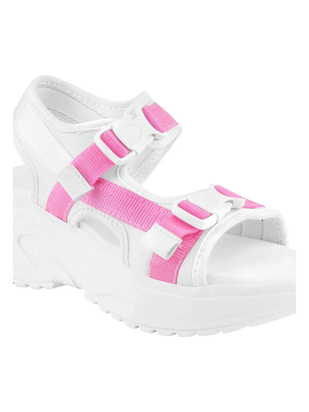 Trendy Sports Style Platform Sandals